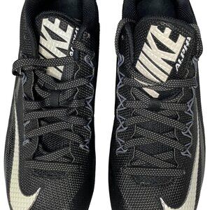 Nike Alpha Men’s Football Cleats Black/White Size 12.5 — NEW Without Box